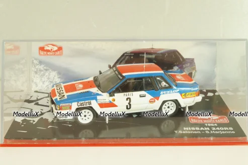 Nissan 240RS #3 Rally Monte Carlo 1984, T.Salonen/S.Harjanne, Monte Carlo Collection 1:43