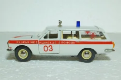 Газ-2402 Волга, А24, Скорая медицинская помощь, Тантал/Радон 1:43