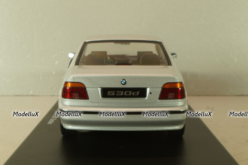 BMW 530d (E39) Sedan 1997, silver, 181051, KK-Scale 1:18 Уценка!