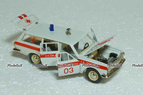 Газ-2402 Волга, А24, Скорая медицинская помощь, Тантал/Радон 1:43