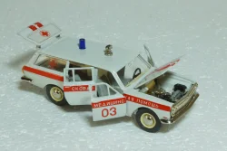 Газ-2402 Волга, А24, Скорая медицинская помощь, Тантал/Радон 1:43