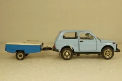 Ваз-2121 Нива с прицепом Скиф, Июнь 1989г.,  Тантал/Радон  1:43