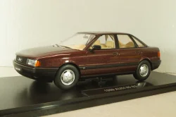 Audi 80 B3 Sedan 1986, darkred-metallic, T9-1800344, Triple9 1:18