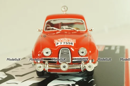 Saab 96 #283 Winner Rally Monte Carlo 1963, red,  E.Carlsson/G.Palm, Altaya, Monte Carlo Collection 1:43