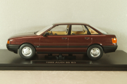 Audi 80 B3 Sedan 1986, darkred-metallic, T9-1800344, Triple9 1:18