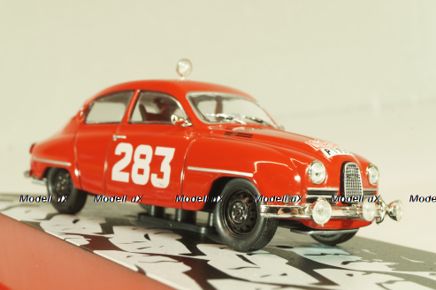 Saab 96 #283 Winner Rally Monte Carlo 1963, red,  E.Carlsson/G.Palm, Altaya, Monte Carlo Collection 1:43