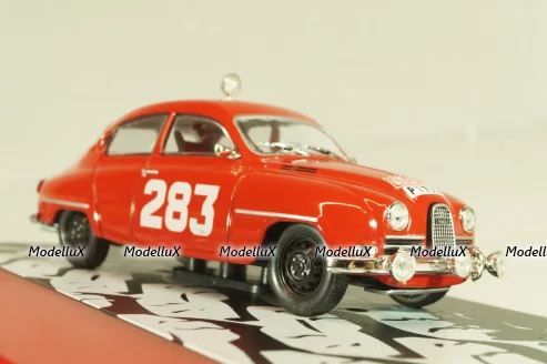 Saab 96 #283 Winner Rally Monte Carlo 1963, red,  E.Carlsson/G.Palm, Altaya, Monte Carlo Collection 1:43