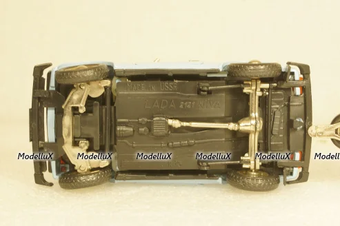 Ваз-2121 Нива с прицепом Скиф, Июнь 1989г.,  Тантал/Радон  1:43