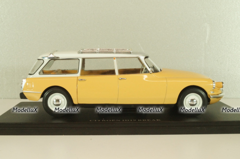 Citroen ID19 Break, beige/white roof, G111V002, Hachette 1:24 