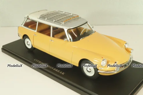 Citroen ID19 Break, beige/white roof, G111V002, Hachette 1:24 