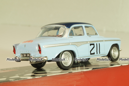 Simca Aronde #211 Rally Monte Carlo 1959, A.Thomas/J.Delliere, Monte Carlo Collection 1:43