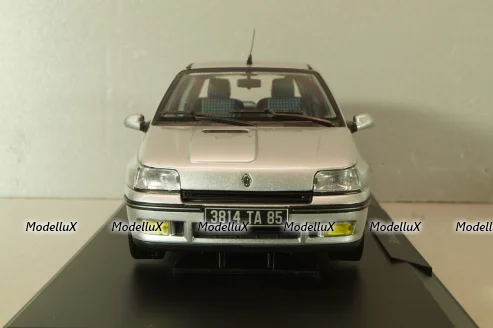 Renault Clio 16S 1992, grey met, 185256, Norev 1:18
