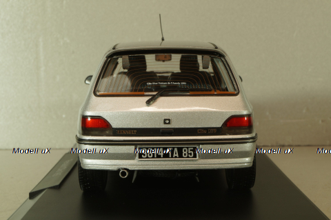Renault Clio 16S 1992, grey met, 185256, Norev 1:18