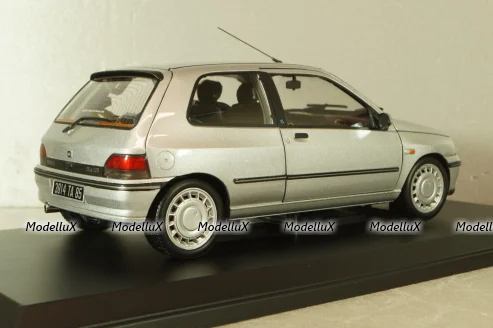 Renault Clio 16S 1992, grey met, 185256, Norev 1:18