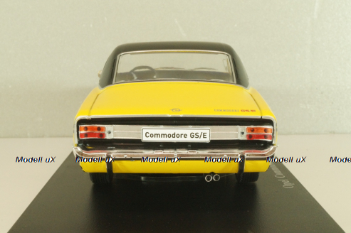 Opel Commodore A GS/E Coupe 1970, yellow/black, G1648004, Hachette 1:24