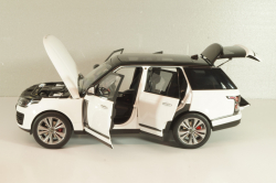 Range Rover (L405) SV Autobiography  Serenity 2017, white/black, LCD43014-WB, LCD 1:18