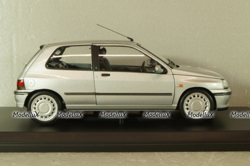 Renault Clio 16S 1992, grey met, 185256, Norev 1:18
