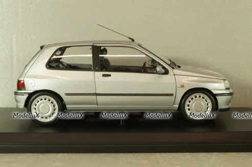 Renault Clio 16S 1992, grey met, 185256, Norev 1:18