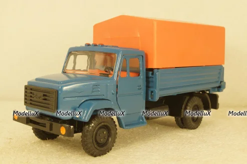 Зил-4331ф, синий/оранжевый, з-д Вега 1:43 