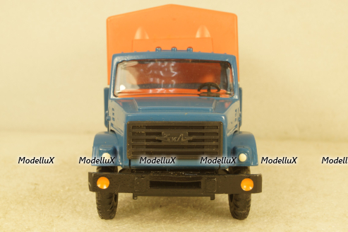 Зил-4331ф, синий/оранжевый, з-д Вега 1:43 