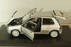 Renault Clio 16S 1992, grey met, 185256, Norev 1:18