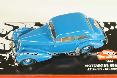 Hotchkiss 686GS #36 Rally Monte Carlo 1949, J.Trevoux/M.Lesurque, Monte Carlo Collection 1:43