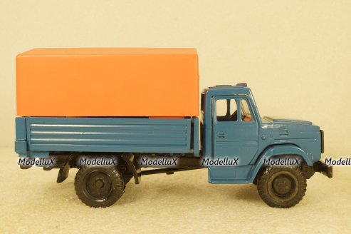 Зил-4331ф, синий/оранжевый, з-д Вега 1:43 
