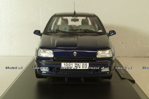 Renault Clio Williams 1993, blue, 185230, Norev 1:18