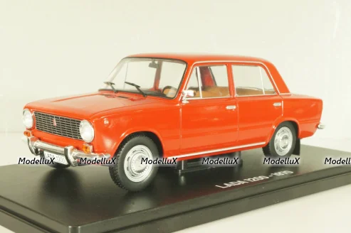 Ваз-2101 Жигули 1970, Lada 1200, красный, Hachette 1:24