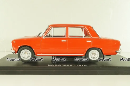 Ваз-2101 Жигули 1970, Lada 1200, красный, Hachette 1:24