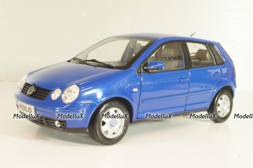 Volkswagen Polo 2001, blue, 30420, Anson 1:18