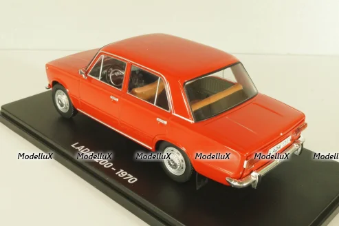 Ваз-2101 Жигули 1970, Lada 1200, красный, Hachette 1:24
