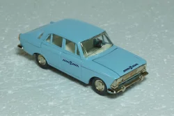 Москвич-412, Такси, голубая, Тантал/Радон 1:43