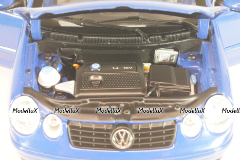 Volkswagen Polo 2001, blue, 30420, Anson 1:18