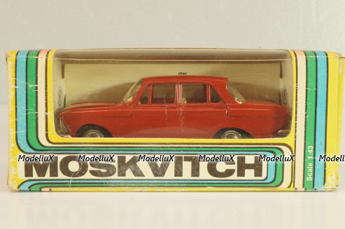 Москвич-408, красный, март 1992г., Тантал/Радон 1:43  №1