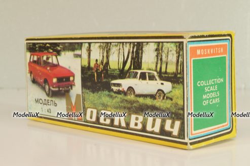 Москвич-408, красный, март 1992г., Тантал/Радон 1:43  №1
