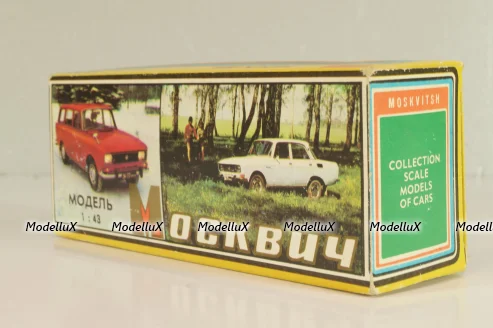 Москвич-408, красный, март 1992г., Тантал/Радон 1:43  №1