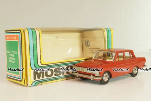 Москвич-408, красный, март 1992г., Тантал/Радон 1:43  №1