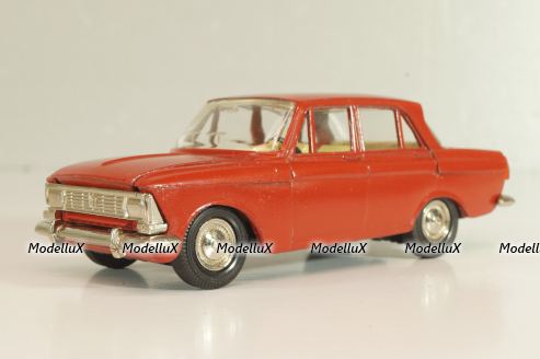 Москвич-408, красный, март 1992г., Тантал/Радон 1:43  №1