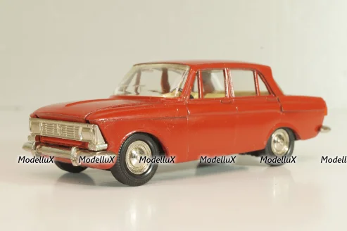 Москвич-408, красный, март 1992г., Тантал/Радон 1:43  №1