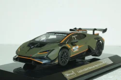 Lamborghini Huracan EVO2  Super Trofeo #63 2022, матовый оливковый,18-38305, Burago 1:43  