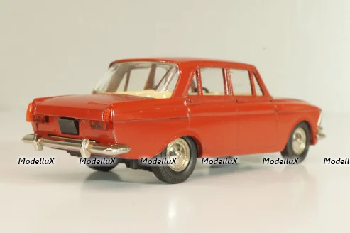 Москвич-408, красный, март 1992г., Тантал/Радон 1:43  №1