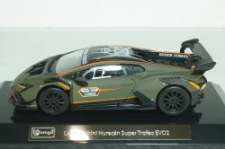 Lamborghini Huracan EVO2  Super Trofeo #63 2022, матовый оливковый,18-38305, Burago 1:43  