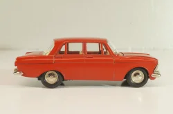 Москвич-408, красный, март 1992г., Тантал/Радон 1:43  №1
