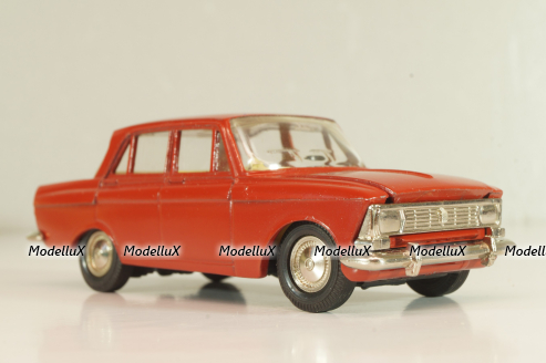 Москвич-408, красный, март 1992г., Тантал/Радон 1:43  №1