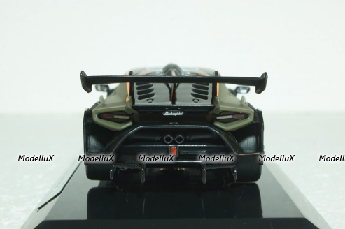 Lamborghini Huracan EVO2  Super Trofeo #63 2022, матовый оливковый,18-38305, Burago 1:43  