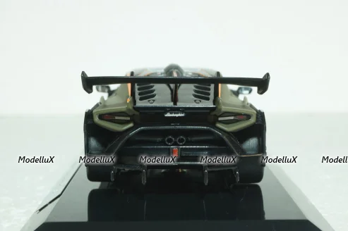 Lamborghini Huracan EVO2  Super Trofeo #63 2022, матовый оливковый,18-38305, Burago 1:43  