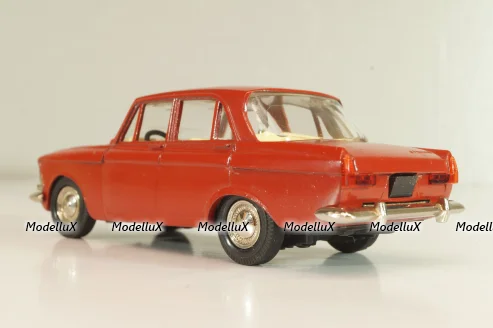 Москвич-408, красный, март 1992г., Тантал/Радон 1:43  №1