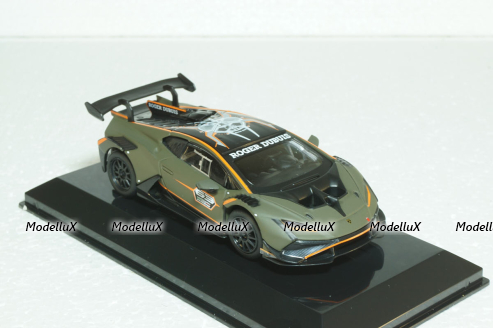 Lamborghini Huracan EVO2  Super Trofeo #63 2022, матовый оливковый,18-38305, Burago 1:43  