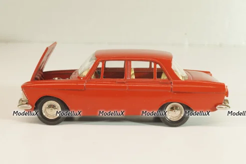 Москвич-408, красный, март 1992г., Тантал/Радон 1:43  №1